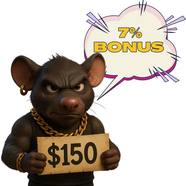 BUY $ANGRYRAT 0 (You recieve 162,000 $ANGRYRAT)